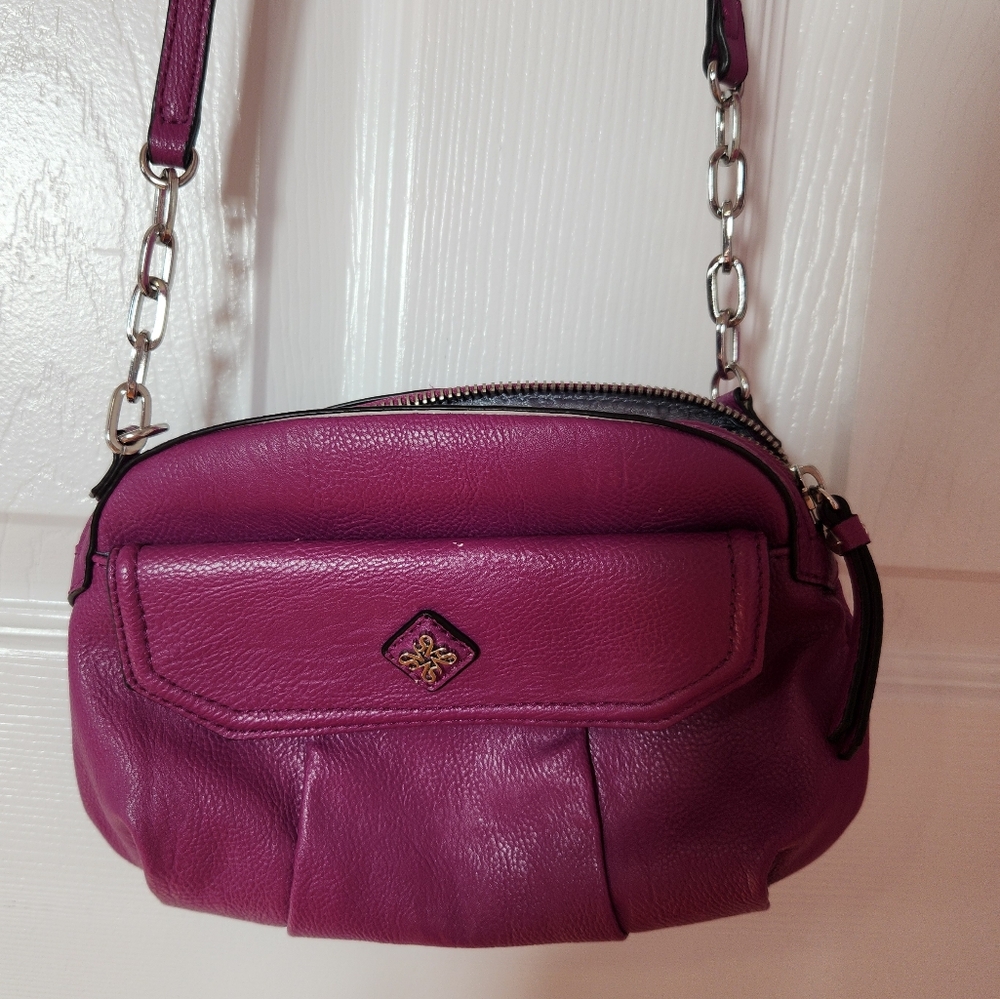 Simply Vera Wang Purple Crossbody Purse